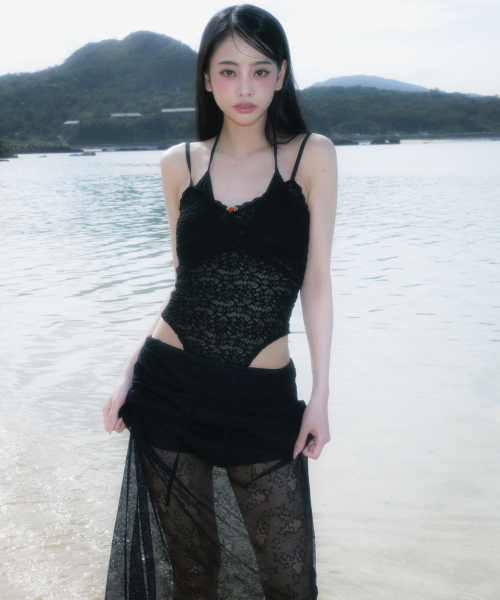 ROSEFRANTZ（ロゼフランツ）の「Lace Lowrise Long Skirt [Black]（スカート・レディース・ブラック・OS）」の21枚目の写真