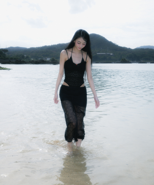 ROSEFRANTZ（ロゼフランツ）の「Lace Lowrise Long Skirt [Black]（スカート・レディース・ブラック・OS）」の22枚目の写真