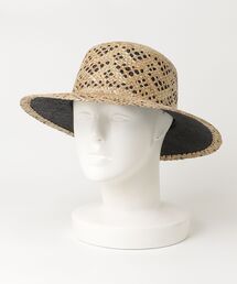 fredy emue（フレディエミュ）の「Benelli Montacone　星透かしストローハット（ハット）」