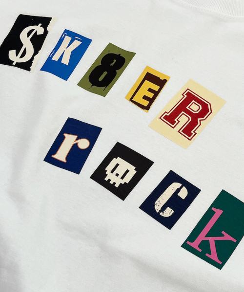 SK8ER ROCK(スケーターロック)の「Collage Pop Logo T-Shirt ((White))(Tシャツ/カットソー・レディース・その他・SMALL/MEDIUM/LARGE)」の5枚目の写真