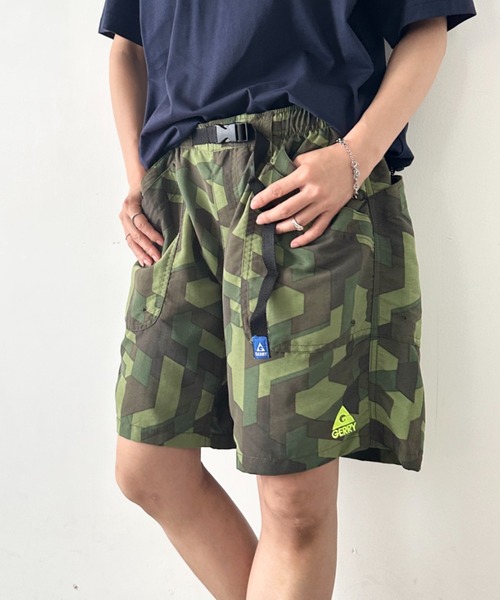 GERRY(ジェリー)の「GERRY(ジェリー)/軽量 水陸両用 接触冷感 紫外線カット ハーフパンツ /ナイロンガーデニングクライミングショートパンツ(その他パンツ・レディース・その他1/その他2/ライトグレー/ブラック/ネイビー/ベージュ/ピンク/レオパード/グリーン系カモフラージュ・S/M/L)」の6枚目の写真