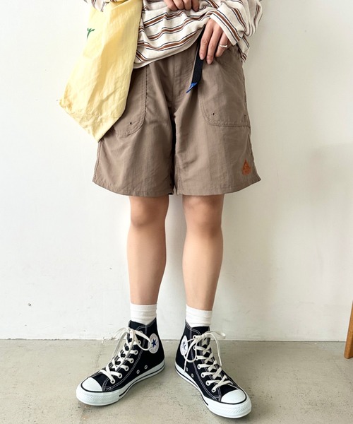 GERRY(ジェリー)の「GERRY(ジェリー)/軽量 水陸両用 接触冷感 紫外線カット ハーフパンツ /ナイロンガーデニングクライミングショートパンツ(その他パンツ・レディース・その他1/その他2/ライトグレー/ブラック/ネイビー/ベージュ/ピンク/レオパード/グリーン系カモフラージュ・S/M/L)」の1枚目の写真