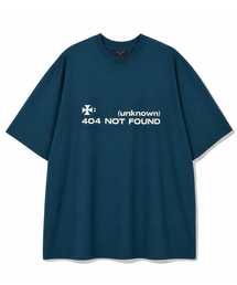 bounDary（バウンダリー）の「404エラーオーバーサイズ半袖Tシャツ [ティールブルー]（Tシャツ/カットソー）」