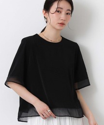 グレディブリリアン auieF  50s求心タック5分袖ブラウス Gready Brilliant - グレディブリリアン auieF 50s求心タック5分袖