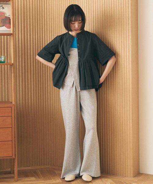 ALL NEW MART(オールニューマート)の「レイヤードスウェットパンツ(その他パンツ・レディース・ネイビー/ライトグレー・00)」の19枚目の写真