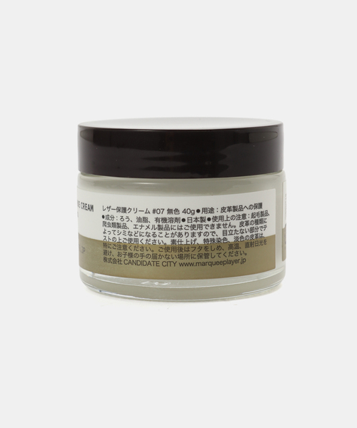 MARQUEE PLAYER(マーキープレイヤー)の「MARQUEE PLAYER For LEATHER SHOE CREAM #07(シューケア用品・メンズ・グレー系その他・FREE)」の2枚目の写真
