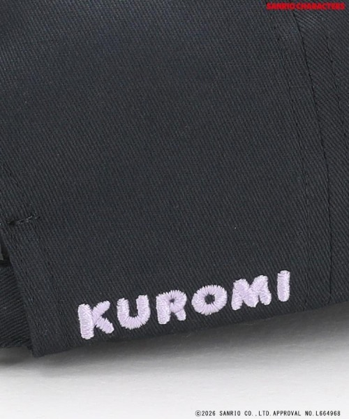 Right-on（ライトオン）の「Other(ソノタ)「サンリオキャラクターズ」刺繍キャップ（キャップ・キッズ・ライラック/ブラック・フリー）」の11枚目の写真