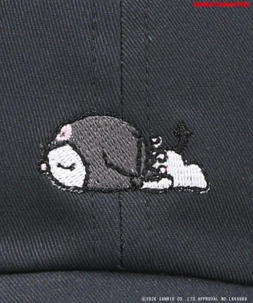 Right-on（ライトオン）の「Other(ソノタ)「サンリオキャラクターズ」刺繍キャップ（キャップ・キッズ・ライラック/ブラック・フリー）」の13枚目の写真