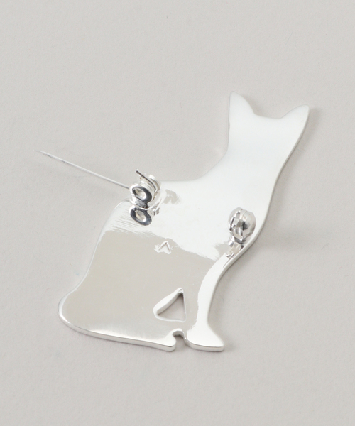 SLOBE IENA(スローブイエナ)の「ADRAR/アドラル CAT BROOCH(その他ヘアアクセサリー・レディース・シルバー・FREE)」の3枚目の写真