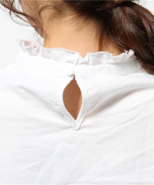 Kastane（カスタネ）の「スタンドBL（シャツ/ブラウス・レディース・ホワイト・FREE）」の2枚目の写真