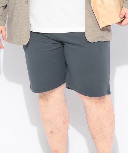 B&T CLUB（ビーティークラブ）の「ショートパンツ ハーフパンツ 短パン メンズ 大きいサイズ ミニ裏毛 無地 ショーツ スウェット 夏 アウトドア レジャー B＆T CLUB ビーアンドティークラブ（スウェットパンツ・メンズ・グレー/ダークグレー/ブラック・X1(3L～4L)/X3(6L～7L)/X2(4L～5L)/X4(8L～9L)）」の5枚目の写真
