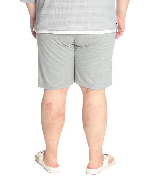 B&T CLUB（ビーティークラブ）の「ショートパンツ ハーフパンツ 短パン メンズ 大きいサイズ ミニ裏毛 無地 ショーツ スウェット 夏 アウトドア レジャー B＆T CLUB ビーアンドティークラブ（スウェットパンツ・メンズ・グレー/ダークグレー/ブラック・X1(3L～4L)/X3(6L～7L)/X2(4L～5L)/X4(8L～9L)）」の16枚目の写真