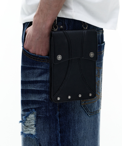 OPUS 0012（オーパス0012）の「Op. 12 SYMBOLIC BELT LOOP BAG BLACK（ボディバッグ/ウエストポーチ・メンズ・その他・FREE）」の3枚目の写真