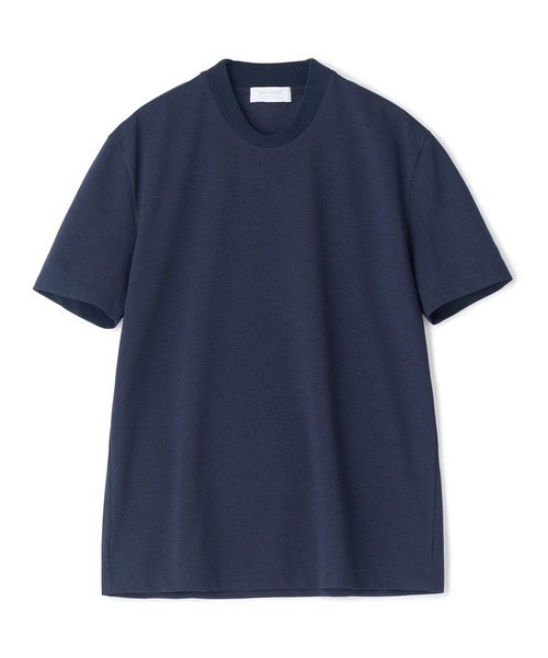 MEN'S BIGI(メンズビギ)の「東レPrimeflex 麻調ドットメッシュ クルーネックTシャツ<吸水速乾/通気性>(Tシャツ/カットソー・メンズ・ネイビー/グレー/ブルー・01/02/03/04)」の14枚目の写真