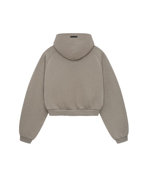 FOG ESSENTIALS(エフオージーエッセンシャルズ)の「フィア オブ ゴッド エッセンシャルズ 【Fear of God ESSENTIALS】 - ウィメンズ フリース パーカー【FLEECE CROPPED HOODIE HEATHER GRAY 192HO247351FW】(パーカー・レディース・ヘザーグレー・XL)」の2枚目の写真