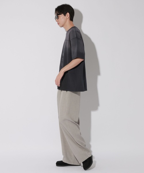 LAKOLE(ラコレ)の「フットボール加工T / 669289(Tシャツ/カットソー・メンズ・ブラック/グレー/パープル・MEDIUM/LARGE)」の6枚目の写真