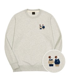 ミニミフレンズ ブロドッグ刺繍 特殊裏毛 スウェット