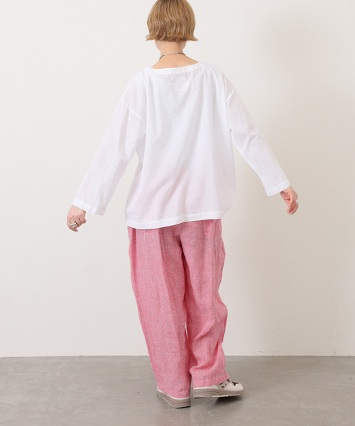JOURNAL STANDARD LUXE(ジャーナルスタンダード ラックス)の「【ARMEN 】COTTON BOAT NECK SMOCK(シャツ/ブラウス・レディース・ホワイト・2)」の5枚目の写真