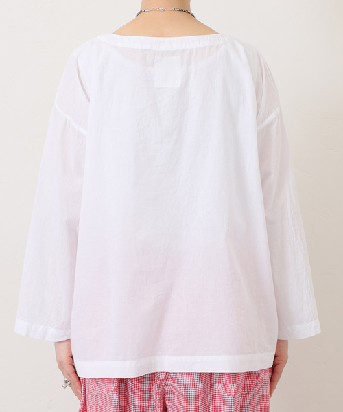 JOURNAL STANDARD LUXE(ジャーナルスタンダード ラックス)の「【ARMEN 】COTTON BOAT NECK SMOCK(シャツ/ブラウス・レディース・ホワイト・2)」の8枚目の写真