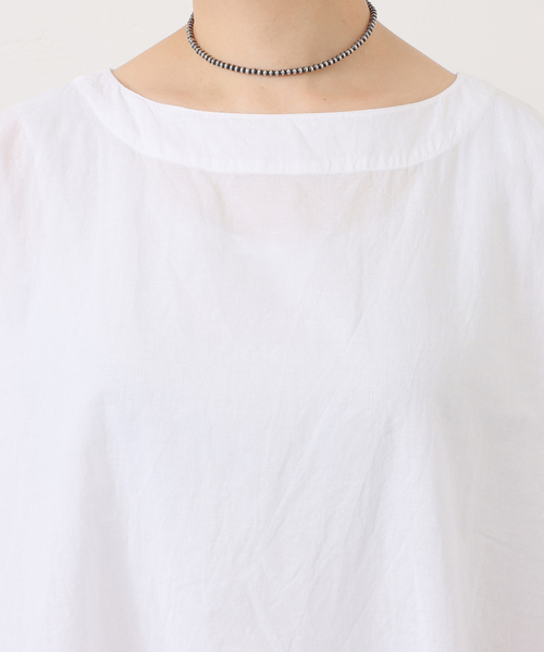 JOURNAL STANDARD LUXE(ジャーナルスタンダード ラックス)の「【ARMEN 】COTTON BOAT NECK SMOCK(シャツ/ブラウス・レディース・ホワイト・2)」の9枚目の写真