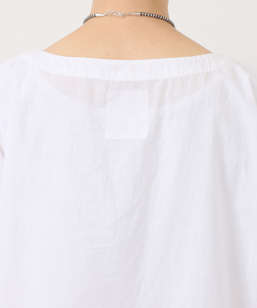 JOURNAL STANDARD LUXE(ジャーナルスタンダード ラックス)の「【ARMEN 】COTTON BOAT NECK SMOCK(シャツ/ブラウス・レディース・ホワイト・2)」の10枚目の写真