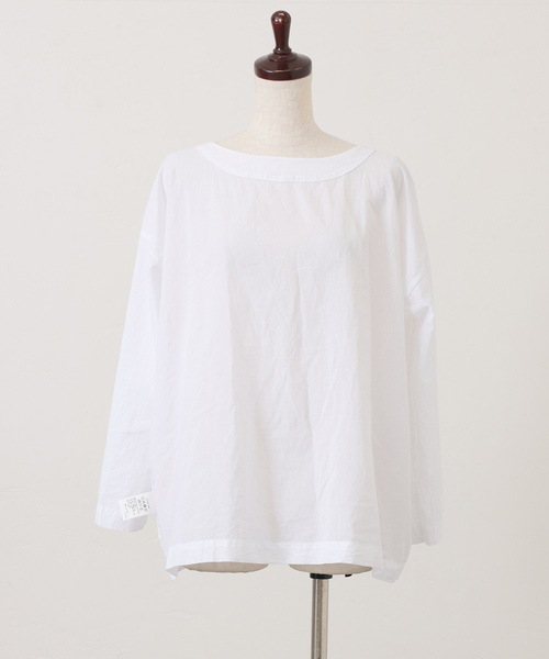 JOURNAL STANDARD LUXE(ジャーナルスタンダード ラックス)の「【ARMEN 】COTTON BOAT NECK SMOCK(シャツ/ブラウス・レディース・ホワイト・2)」の14枚目の写真