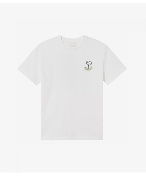 A.P.C.（アーペーセー）の「T-shirts Legumes /レギウムTシャツ（Tシャツ/カットソー・メンズ・ホワイト・XS/S/M/L/XL/XXL）」の2枚目の写真