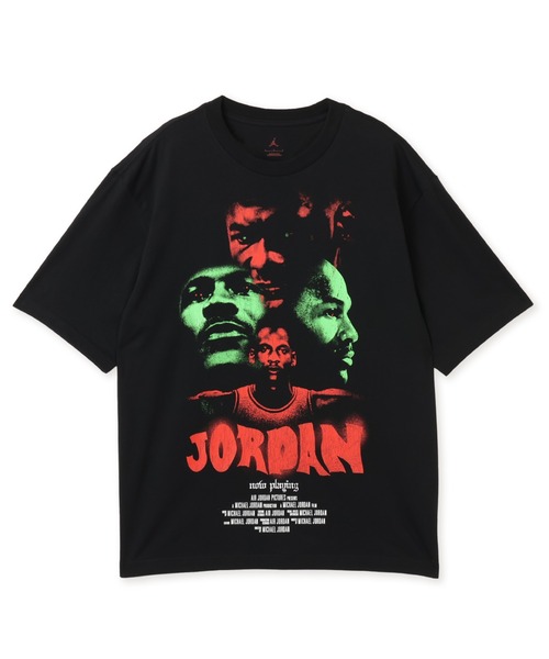JORDAN BRAND(ジョーダンブランド)の「JORDAN BRAND M J BRK S MOVIE 85 SS CREW / ジョーダン ブランド BRK S MOVIE 85 S/S クルー/NIKE【SP】(Tシャツ/カットソー・メンズ・ブラック・M/L/XL/XXL/S)」の1枚目の写真