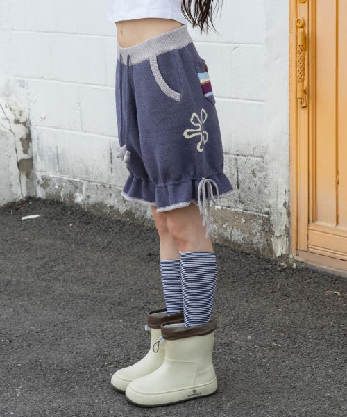 RuNaKi'Hu'(ルナキフ)の「WXK036 バブルホシニットショーツ (ネイビー)(その他パンツ・レディース・その他・1/2)」の2枚目の写真