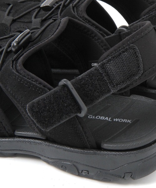 GLOBAL WORK(グローバルワーク)の「らくっション2wayトレイルサンダル/721846(サンダル・メンズ・ブラック/ベージュ・LARGE/MEDIUM)」の10枚目の写真