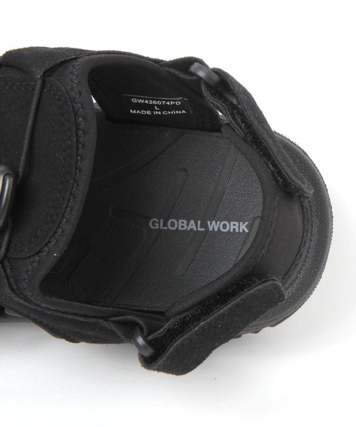 GLOBAL WORK(グローバルワーク)の「らくっション2wayトレイルサンダル/721846(サンダル・メンズ・ブラック/ベージュ・LARGE/MEDIUM)」の12枚目の写真