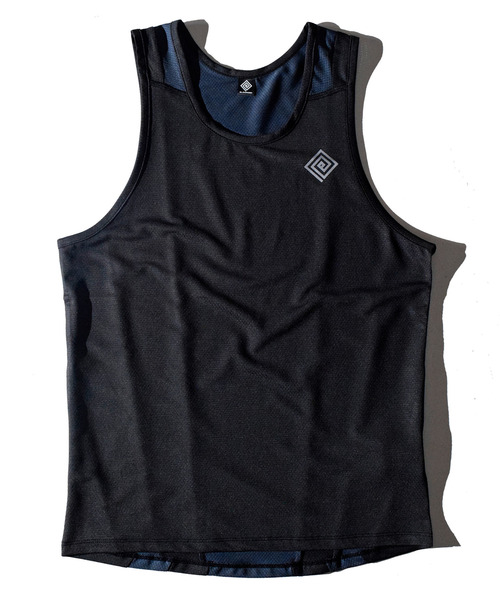 ELDORESO(エルドレッソ)の「Radiation Tank / ラディエーションタンク(Tシャツ/カットソー・メンズ・ブラック・MEDIUM)」の1枚目の写真