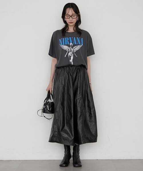 LOUNGEDRESS(ラウンジドレス)の「【GOOD ROCK SPEED】《バンドT》NIRVANA IN UTERO T(Tシャツ/カットソー・レディース・ブラック/ブラウン・FREE)」の3枚目の写真