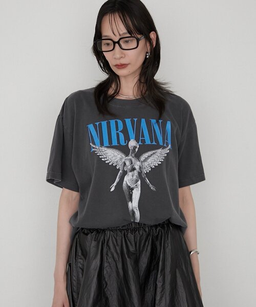 LOUNGEDRESS(ラウンジドレス)の「【GOOD ROCK SPEED】《バンドT》NIRVANA IN UTERO T(Tシャツ/カットソー・レディース・ブラック/ブラウン・FREE)」の8枚目の写真