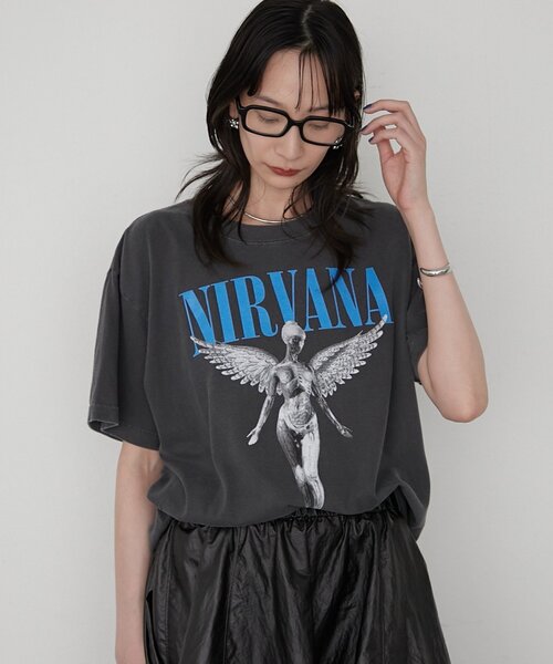 LOUNGEDRESS(ラウンジドレス)の「【GOOD ROCK SPEED】《バンドT》NIRVANA IN UTERO T(Tシャツ/カットソー・レディース・ブラック/ブラウン・FREE)」の9枚目の写真