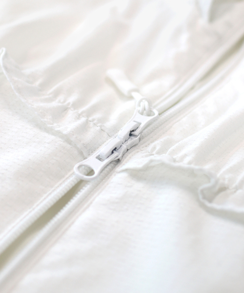 MASMARULEZ APPAREL（マスマルールズ アパレル）の「Check Frill Windbreaker Jacket_White（ナイロンジャケット・レディース・ホワイト・ONE SIZE）」の11枚目の写真