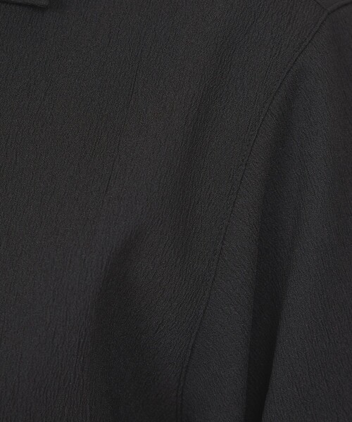 ABAHOUSE GRAY（アバハウスグレイ）の「楊柳 オープンカラー 半袖シャツ（シャツ/ブラウス・メンズ・グレイッシュブルー/ホワイト/モカ/ブラック・46/50/48）」の13枚目の写真