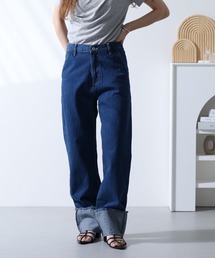 ロールアップフリンジデニム