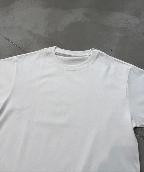 kutir（クティール）の「【接触冷感】COOL TOUCH BASIC TSHIRT／クールタッチベーシックTシャツ（Tシャツ/カットソー・メンズ・ブラック/グレー/オフホワイト/ボルドー・MEDIUM/LARGE）」の20枚目の写真