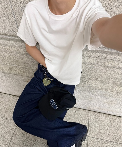 kutir（クティール）の「【接触冷感】COOL TOUCH BASIC TSHIRT／クールタッチベーシックTシャツ（Tシャツ/カットソー・メンズ・ブラック/グレー/オフホワイト/ボルドー・MEDIUM/LARGE）」の7枚目の写真