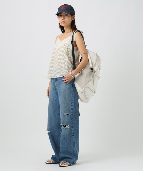 BAYFLOW（ベイフロー）の「[トレンドアイテム]撥水パッカブルバックパック（バックパック/リュック・レディース・ブラック/ブラウン/オフホワイト・FREE）」の5枚目の写真