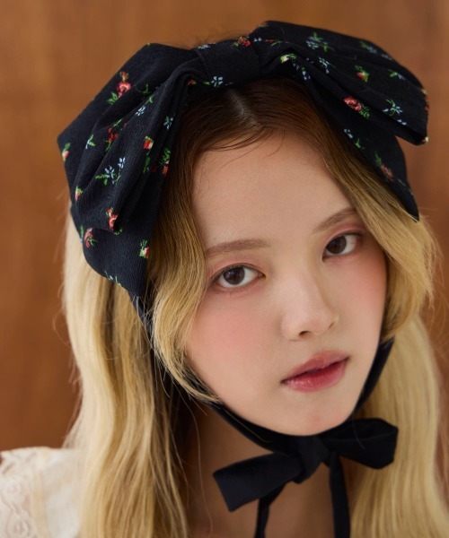 kaorinomori(カオリノモリ)の「kaorinomori ベティヘッドドレス / カオリノモリ(ヘアバンド・レディース・ブラウン/ブラック/ピンク・FREE)」の5枚目の写真