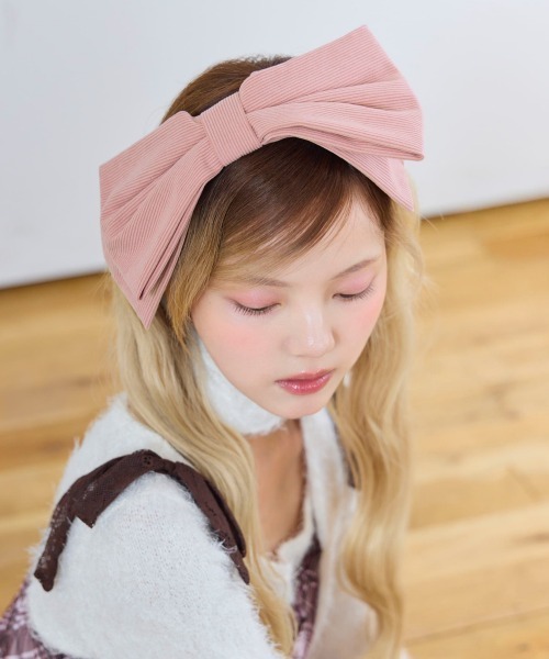 kaorinomori(カオリノモリ)の「kaorinomori ベティヘッドドレス / カオリノモリ(ヘアバンド・レディース・ブラウン/ブラック/ピンク・FREE)」の19枚目の写真
