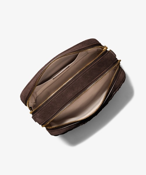 MICHAEL KORS(マイケルコース)の「BRYANT ウーヴン スエード カメラ クロスボディ ミディアム(ショルダーバッグ・レディース・ブラウン系・FREE)」の3枚目の写真