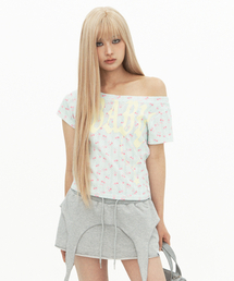 BABY WIDE NECK TOP / CHERRY MINT
