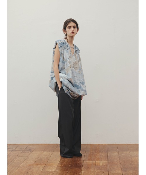 Katrin TOKYO(カトリーントーキョー)の「【Indian handiwork】marble dyeing onepiece(ワンピース・レディース・ブラック/ブルー・XS/FREE)」の7枚目の写真