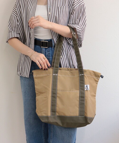 Drifter（ドリフター）の「【Drifter/ドリフター】BUCKEYE DRAWSTRING TOTE M（トートバッグ・レディース・ブラック/ブラウン系その他/ベージュ・FREE）」の14枚目の写真