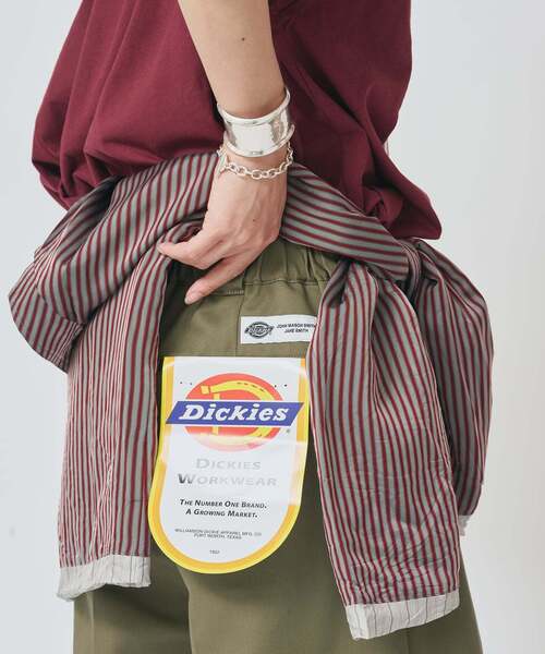Dickies(ディッキーズ)の「《追加/新色あり》JANE SMITH*DICKIES*L'ESSAGE 別注 2タックBIGパンツ(その他パンツ・レディース・ブラック/ベージュ/カーキ・X-SMALL/SMALL/LARGE/MEDIUM)」の10枚目の写真