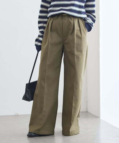 Dickies(ディッキーズ)の「《追加/新色あり》JANE SMITH*DICKIES*L'ESSAGE 別注 2タックBIGパンツ(その他パンツ・レディース・ブラック/ベージュ/カーキ・X-SMALL/SMALL/LARGE/MEDIUM)」の16枚目の写真