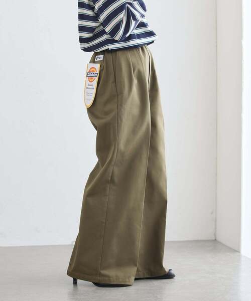 Dickies(ディッキーズ)の「《追加/新色あり》JANE SMITH*DICKIES*L'ESSAGE 別注 2タックBIGパンツ(その他パンツ・レディース・ブラック/ベージュ/カーキ・X-SMALL/SMALL/LARGE/MEDIUM)」の19枚目の写真